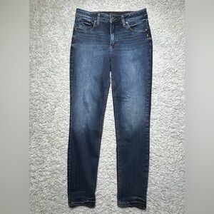 Silver Jeans Womens 30 Avery Skinny Dark Wash Stretch High Rise Classic Casual